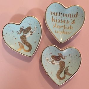 Mermaid Trinket Dish, Porcelain